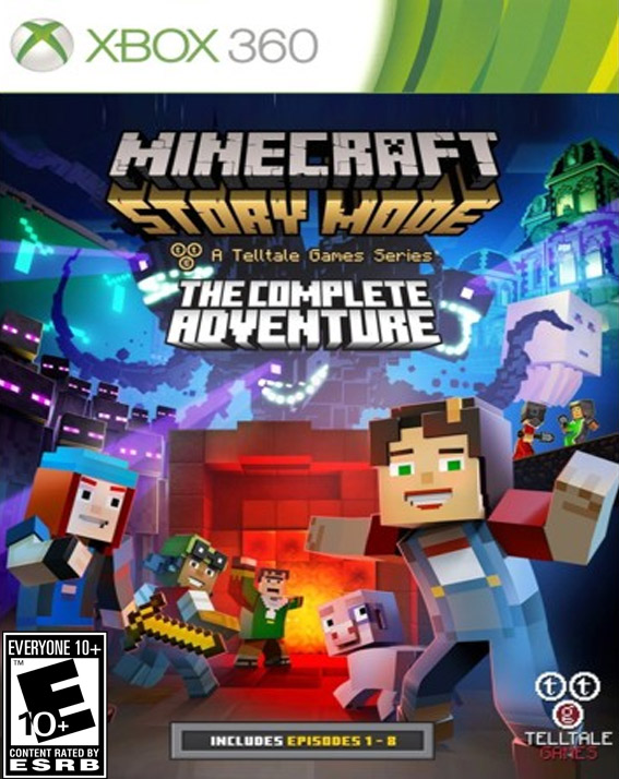 minecraft story mode the complete adventure xbox 360